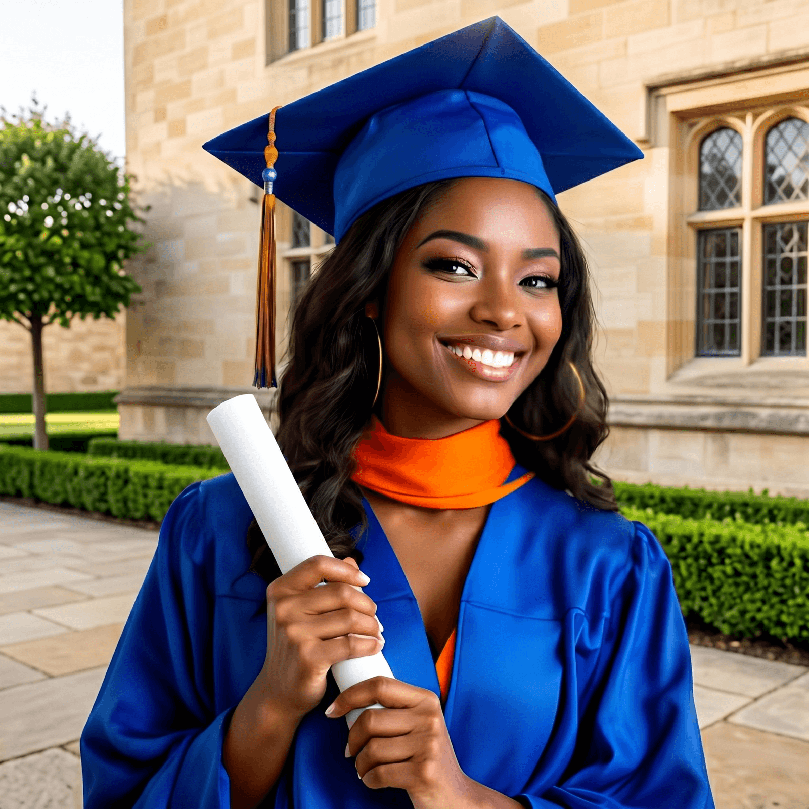 Graduate at a European university